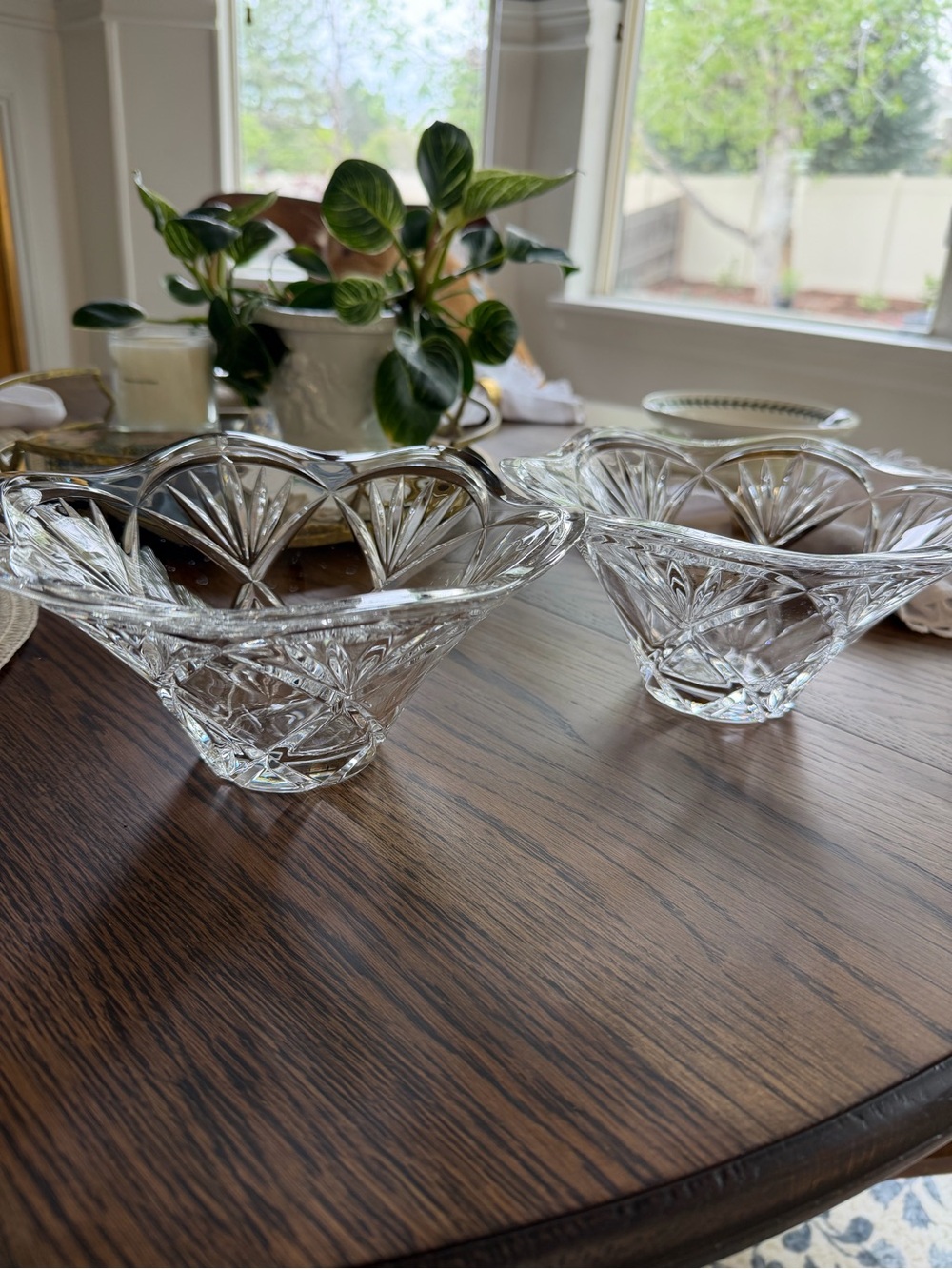 Marquis By Waterford 8.5 in dia Honour Crystal Bowl-signed (2)
